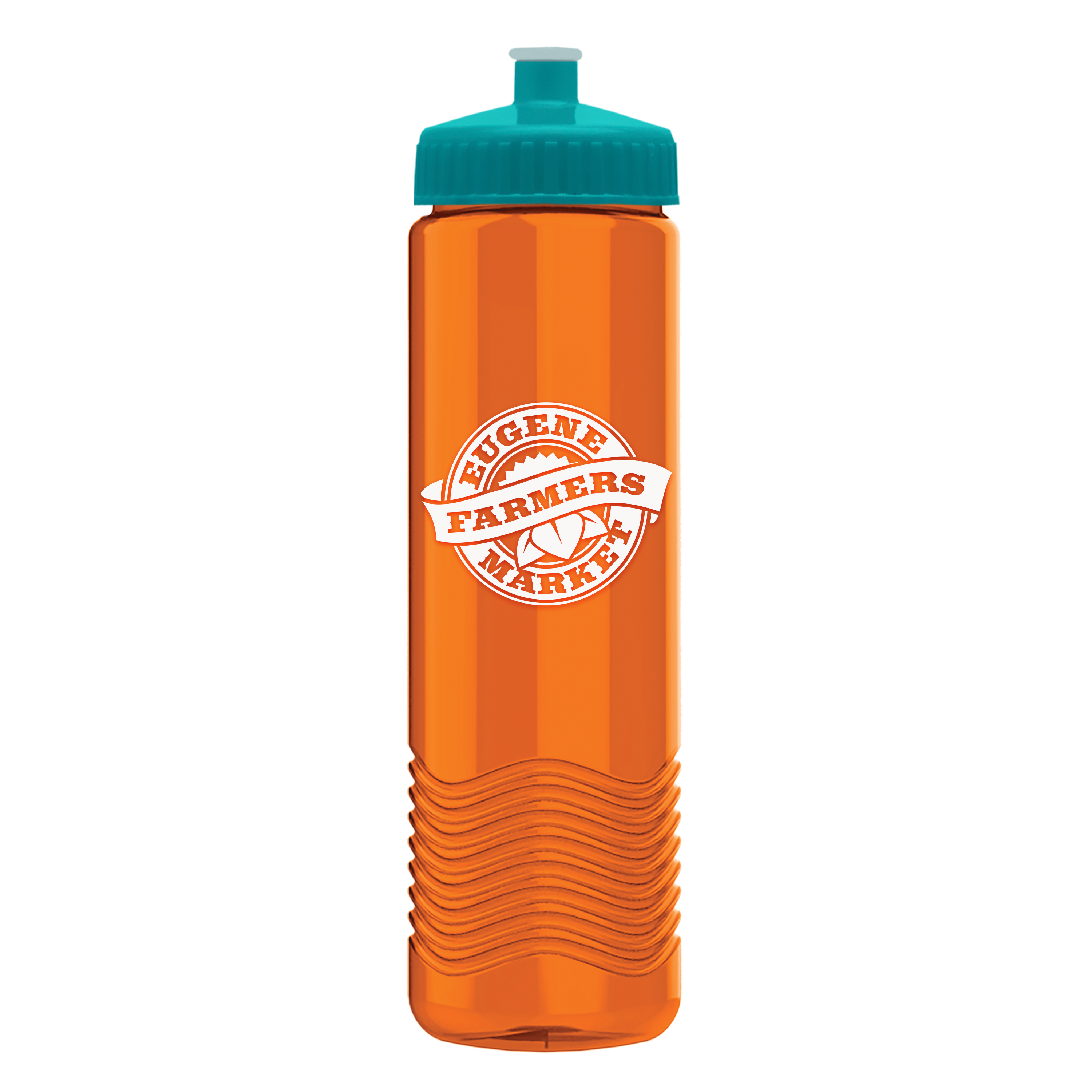 Wave Tritan® Bottle with Push-Pull Lid - 24 oz.